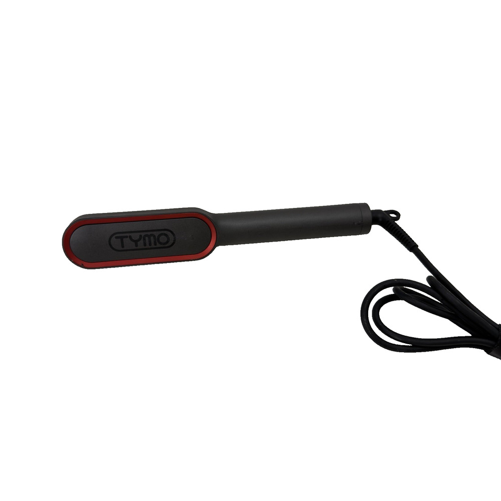TYMO Ring Hair Straightener Brush Ionic Flat Iron Comb Black